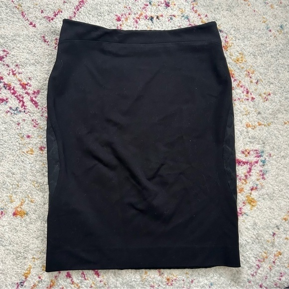 Diane Von Furstenberg Emma Diamond Pencil Skirt in Black sz 0 - Picture 5 of 5